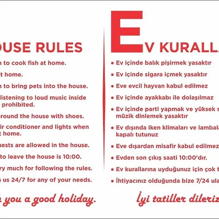 Burcu Residence, Magnificent Sea View, Cozy, Free Otopark, Free Wifi