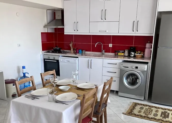 Burcu Residence, Magnificent Sea View, Cozy, Free Otopark, Free Wifi Daire *