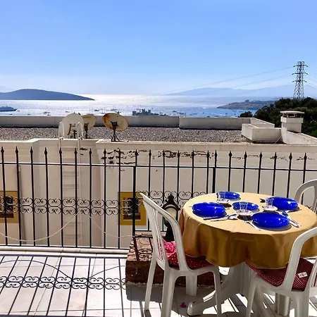 Apartament Burcu Residence, Magnificent Sea View, Cozy, Free Otopark, Free Wifi Bodrum