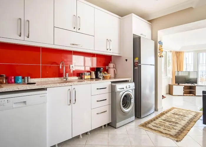 Burcu Residence, Magnificent Sea View, Cozy, Free Otopark, Free Wifi דירה *